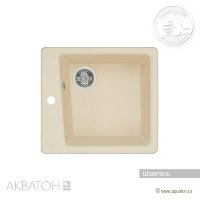 Мойка кухонная АКВАТОН Парма, шампань Мойка кухонная АКВАТОН Парма, шампань